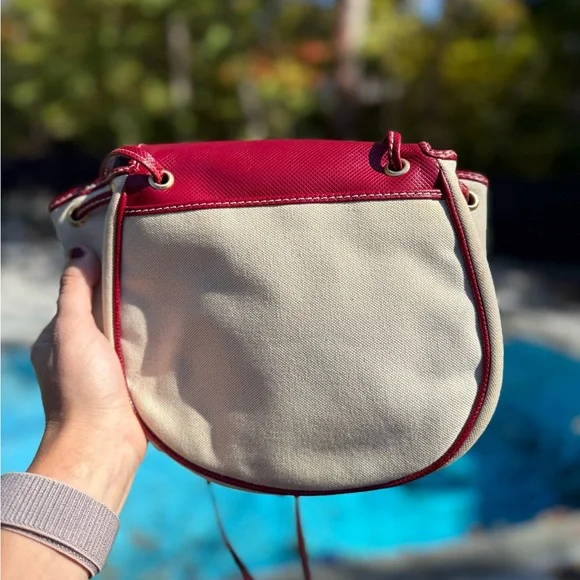 Bottega Veneta Rare Vintage Crossbody Red Leather Bag Bottega Veneta Rare Vintage Crossbody Red Leather Bag main image 2